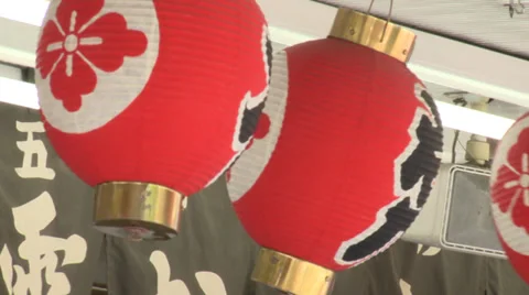 Chinese Lanters Video stock 31403387