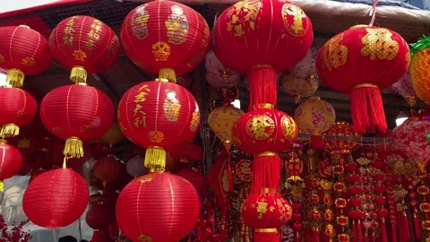 Chinese lanters Stock Footage 328622943