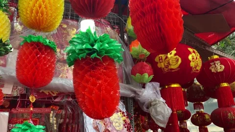 Chinese lanters Stock Footage 328622946