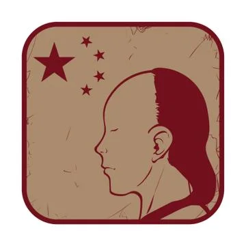 Chinese Man Stock Illustration