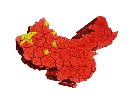 Chinese map Stock Illustration
