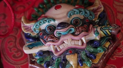 Chinese Mask Video stock 33204066