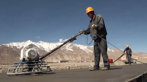Chinese migrant worker in remote setting, labor force, industry, growth Stock Footage 5090600