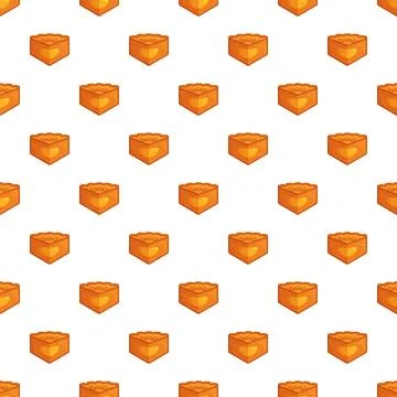 Chinese mooncake dessert seamless repeating pattern Stock Illustration