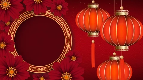 Chinese new year background 2 Stock Footage 101672439