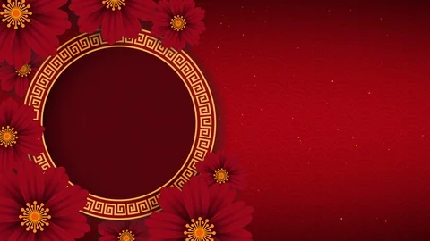 Chinese new year background Stock Footage 101846285