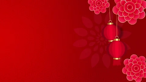Chinese New Year Background Stock Footage 343916895