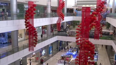 Chinese New Year Decorations Stock Footage 170608966