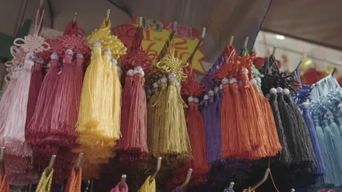 Chinese New Year Decorations Stock Footage 247357549