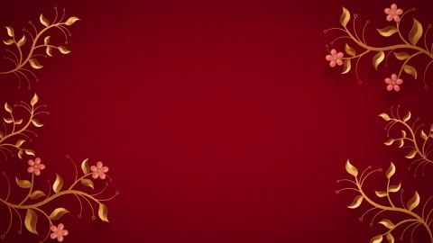 Chinese New Year dynamic corners frame, red color background 스톡 동영상 167940076