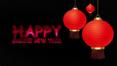 Chinese New Year Loop Stock Footage 308183759