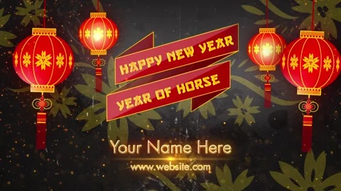 Chinese New Year Opener 2026  After Effects	Stock