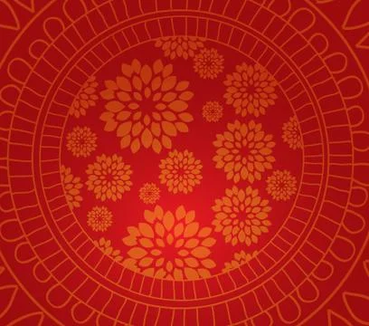 Chinese new year pattern background Stock Illustration