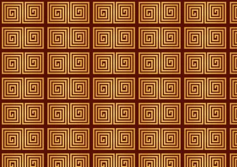 Chinese new year pattern in classic style Stock Illustration