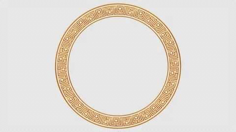 Chinese New Year Pattern Loop with Alpha Channel Stock Footage 237175923