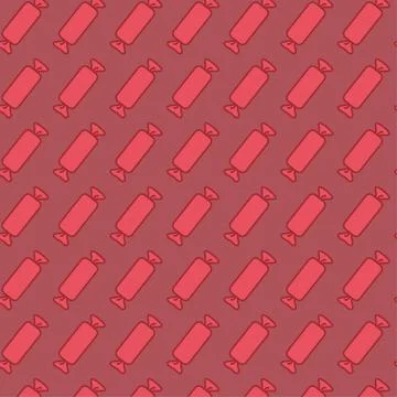 Chinese New Year Seamless Pattern Background with Petards Stock Illustration