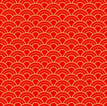 Chinese New Year Seamless Pattern Stock Illustration