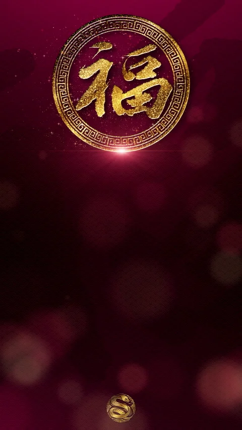 Chinese New Year Vertical Background Decoration Stock Footage 291403268