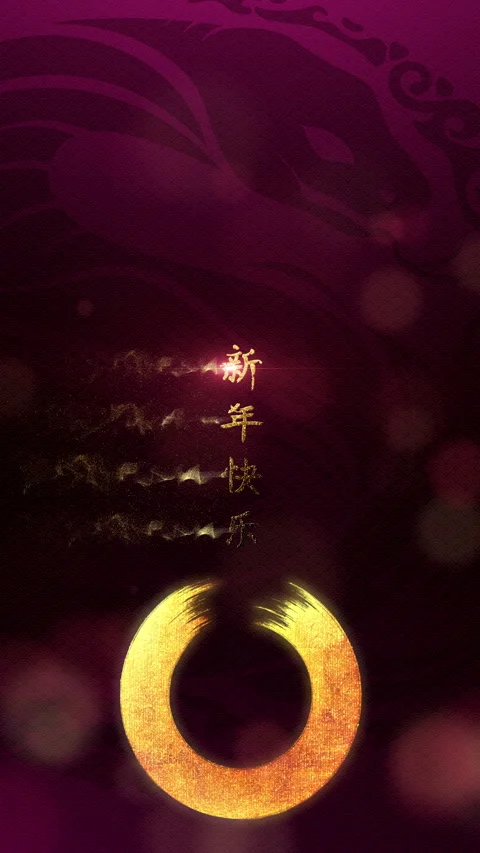 Chinese New Year Vertical Background Decoration Stock Footage 291406219