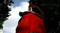 Chinese New Year's Eve in Singapore, Shop Selling Red Decorations, Red Lanterns HD Footage