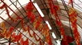 Chinese New Year's Eve in Singapore, Shop Selling Red Decorations, Red Lanterns HD Footage