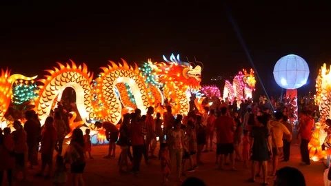 Chinese New Year’s Lantern Video stock 107196804