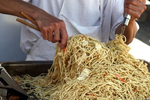 Chinese noodle Stock Photos