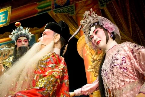 Chinese opera dummy Stock Photos