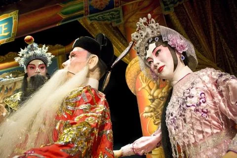 Chinese opera dummy Stock Photos