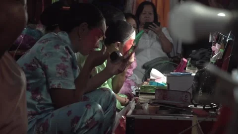 Chinese opera performers Stock Footage 261962859