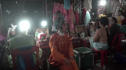 Chinese opera performers Vídeos de archivo 261970428