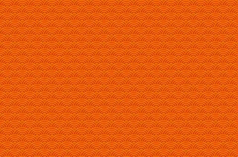 Chinese orange seamless pattern dragon fish scales simple seamless pattern .. Illustrazione stock