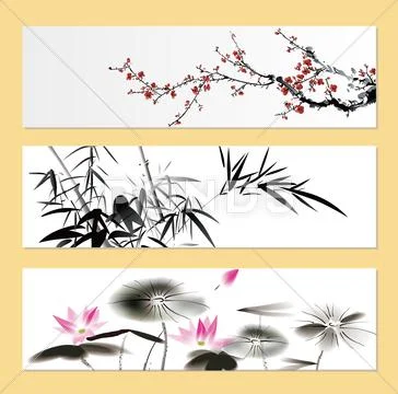 Chinese painting Stock Illustration