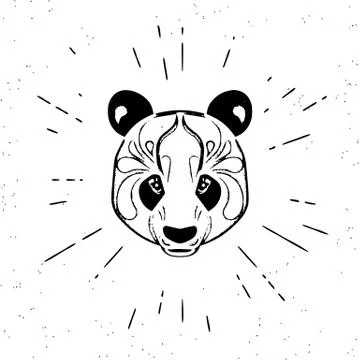Chinese panda Stock Illustration