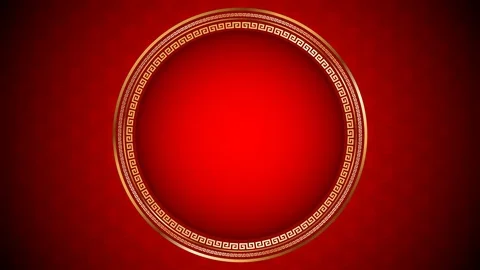 Chinese pattern animation 1 Stock Footage 95078396