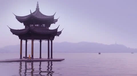 Chinese pavilion Stock-Footage 12824385