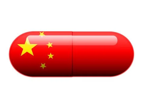 Chinese pill Foto stock