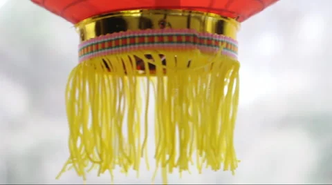 Chinese red lantern Stock Footage 883977