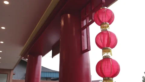 Chinese Red Lantern Stock Footage 157149351