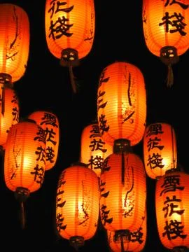 Chinese red lanterns Stock Illustration