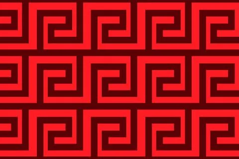 Chinese red pattern vector abstract background design. Stock Illustration