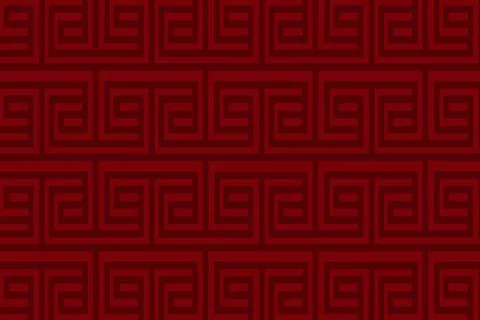 Chinese red pattern vector abstract background design. Stock Illustration