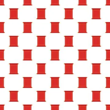 Chinese red scrolls pattern asian traditional paper Stock Illustration