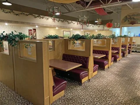 Chinese Restaurant empty Stock Photos
