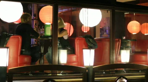 At the Chinese restaurant Stock Footage 872571