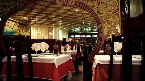 Chinese restaurant Stock Footage