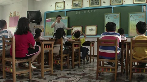 Chinese school Stock Footage 36426513