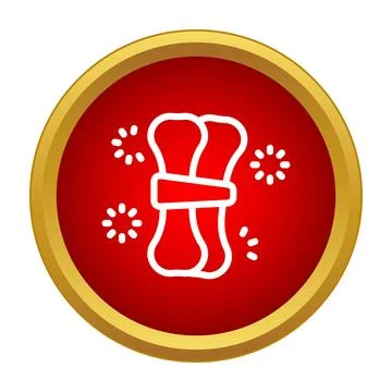 Chinese scrolls icon representing historical documents and culture Illustrazione stock