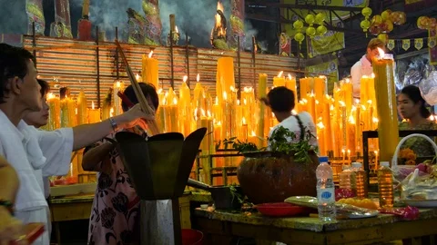 Chinese Shrine Video stock 118646317