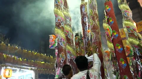 Chinese shrine Stock Footage 130861138